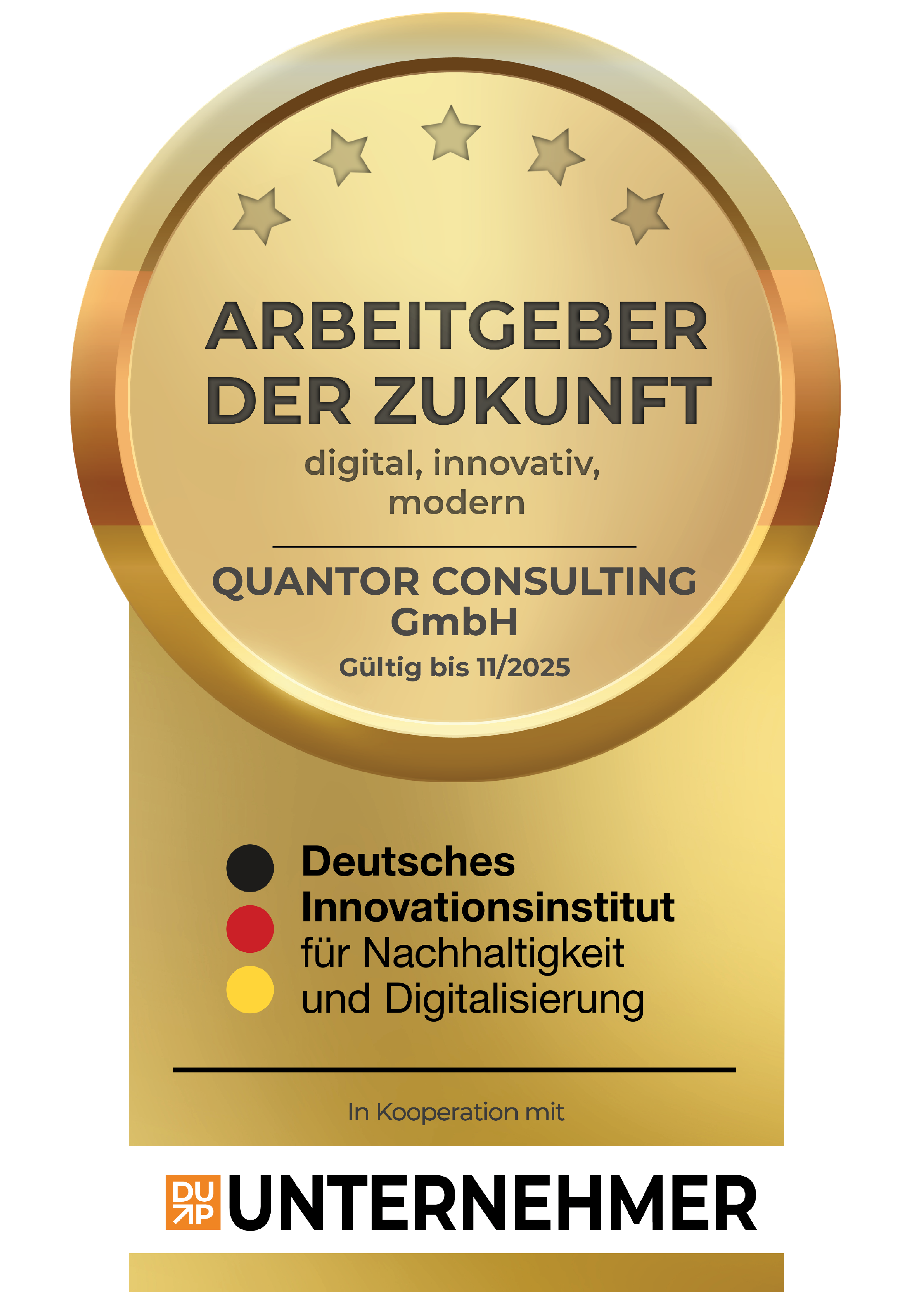 Arbeitgeber der Zukunft Siegel